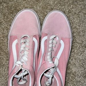 Vans light pink shoes